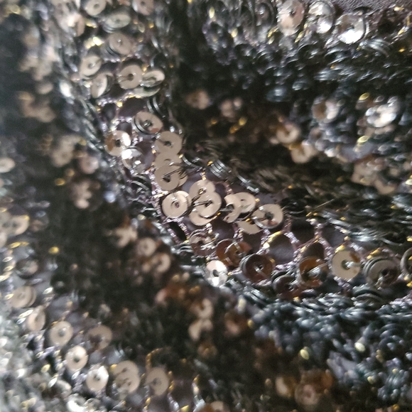 NBD NWT Black sequin top - Picture 2 of 7